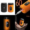LED Display Electric Shavers Small Shaver Beard Grooming Tool Electric Shaving Tool Beard Shaver ABS Texture view 2