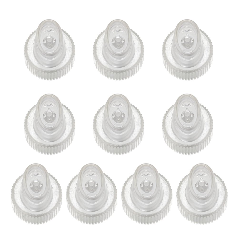 Elitzia 10 PCS Hydro Oxygen Facial Beauty Machine Tips Replacement Plastic Hydrodermabrasion Tips for Skin Cleaning Parts Small Straight Shape Tip Suitable for ETAF1324 ETDN7 Machine ETTIP6