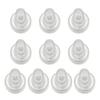 Elitzia 10 PCS Hydro Oxygen Facial Beauty Machine Tips Replacement Plastic Hydrodermabrasion Tips for Skin Cleaning Parts Small Straight Shape Tip Suitable for ETAF1324 ETDN7 Machine ETTIP6 view 1