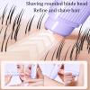 Gqudyi 2 in 1 Wet & Dry Electric Trimmer,Womens Shaver Dual-Head Trimmer,Rechargeable Electric Shaver for Women,Compact and Portable,Equipped with a Display Screen,for Both Men and Women(Color:Pink) view 3
