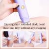 Gqudyi 2 in 1 Wet & Dry Electric Trimmer,Womens Shaver Dual-Head Trimmer,Rechargeable Electric Shaver for Women,Compact and Portable,Equipped with a Display Screen,for Both Men and Women(Color:Pink) view 4