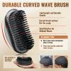 Wave Pomade 360 Greasy Pomade Wave Styler Brush Great for Wolfing, Boar Bristle Beard & Wave Brush for Barbers & Daily Use, Styling Set for Men 360 Easy Wash 360 Wave Training Hair Cream view 3