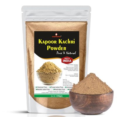 Premium Kapoor Kachri Powder Herbal Supplement for Hair Care & Scalp Health 100gm