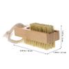 Beaupretty 2pcs Nail Cleaner Brush Portable Ergonomic Wood Nail Scrub Brushes Soft Bristles for Manicure and Pedicure Use view 2