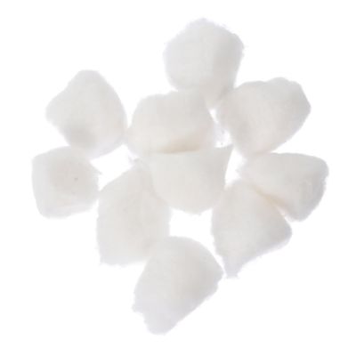 VINTORKY 12Bags Multifunctional Cotton Balls for Makeup Removal Wound Care and Salon Use Soft Natural Cotton Balls for Tattoos Cleaning and