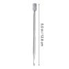ELAYARD Professional Dual-sided Stainless Steel Cuticle Pusher Nail Cleaner Exfoliating Scrub Tool for Dead Skin Removal Manicure Nail view 2