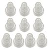 Elitzia 10 PCS Hydro Oxygen Facial Beauty Machine Tips Replacement Plastic Hydrodermabrasion Tips for Skin Cleaning Parts Medium Small Spiral Shape Tip Suitable for ETAF1324 ETDN7 Machine ETTIP3 view 1