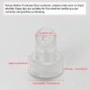 Elitzia 10 PCS Hydro Oxygen Facial Beauty Machine Tips Replacement Plastic Hydrodermabrasion Tips for Skin Cleaning Parts Medium Small Spiral Shape Tip Suitable for ETAF1324 ETDN7 Machine ETTIP3 view 2
