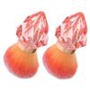 FRCOLOR 2pcs Nail Art Dust Brush Diamond Shape Base Brush for Manicure Portable Cleaner view 1