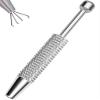 OUFER Piercing Ball Grabber Tool for Changing Piercing Jewelry, 316L Surgical Steel Internally Threaded Push Pin External Thread Assistant Body Piercing Kit for Ear Nose Lip Tool view 1