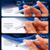 OUFER Piercing Ball Grabber Tool for Changing Piercing Jewelry, 316L Surgical Steel Internally Threaded Push Pin External Thread Assistant Body Piercing Kit for Ear Nose Lip Tool view 2