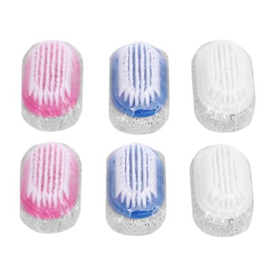 VINTORKY 6Pcs Multifunctional Stone Remover Double Sided Pumice Brush for Foot Beauty and Dead Skin Removal Lightweight Portable Exfoliating Foot Care Tool