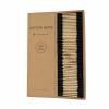 Pink Cotton Swabs 500 Count Natural Bamboo Cotton Buds Double Tips Eco Friendly Biodegradable Organic Buds (Black) view 1