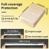 Dynvue 100pcs Thickened Tattoo Tray Covers Disposable, 2 Pack Extra-large Tattoo Table Cover Suitable for Max 22.4x14.6x7.1in, Elastic and Dustproof Covers for Tattooing Arm Rest Stand Salon Trays view 3