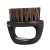 CALLARON Men's Beard Brush 1 Piece Round Bristle Brush for Grooming Portable Black Handle for Personal Care and Travel view 1