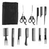 CALLARON Hair Cutting Kit Barber Tool Set Scissors Comb Brush Hair Styling Tools Hairdressing Set Home Salon view 1