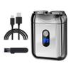 Convenient Double Head Magnetic Charging Shaving Device for Men Entire Body Washable Trimmer for Home Office Or Gym Use view 1
