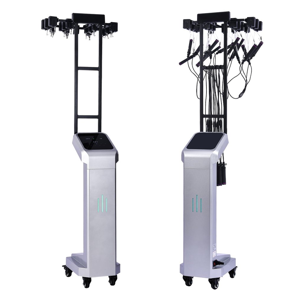 Digital Hair Perm Machine Hair Curler, Roller with Cable Box, Salon Equipment Ceramic Styling Stand Device Used to Create Different Waves Hair Roller with LCD Display