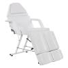 Facial Chair Esthetician Table, Multi-Purpose Tattoo Salon Chair Professional Split Legs Multi-use Massage Table Spa Chairs with Adjustable Buckles & Armrest for Salon Beauty (White+Split Leg) view 1