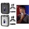 Convenient Double Head Magnetic Charging Shaving Device for Men Entire Body Washable Trimmer for Home Office Or Gym Use view 2