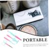 DEARMAMY Professional Stainless Eyebrow Clip Brush Tweezer Kit for Women Facial Hair Removal view 2