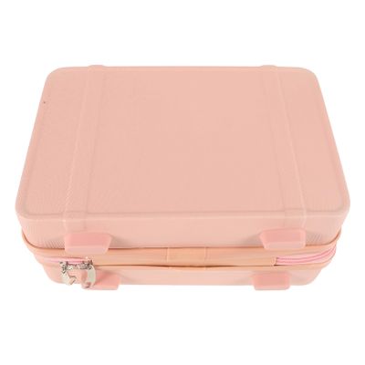 Beaupretty Portable Makeup Travel Case Cosmetic Suitcase for Women Stylish and Makeup Organizer Comfortable Handle for Trips and Storage