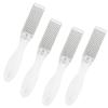 FOYTOKI 4Pcs Double Sided Stainless Steel Foot File Durable Remover and Exfoliating Massage Tool for Smooth Feet for Home Use and Travel view 1