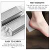 FOYTOKI 4Pcs Double Sided Stainless Steel Foot File Durable Remover and Exfoliating Massage Tool for Smooth Feet for Home Use and Travel view 3