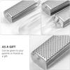 FOYTOKI 4Pcs Double Sided Stainless Steel Foot File Durable Remover and Exfoliating Massage Tool for Smooth Feet for Home Use and Travel view 4