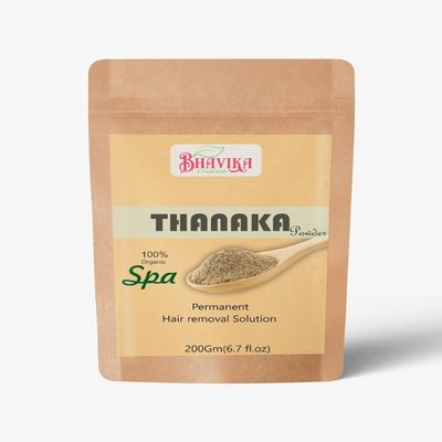 Bhavika Creation Organic Thanaka Powder for Hair Removal, 200g/6.7 fl.oz, 2 Pack