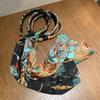 2025 New Satin Fabric Hair Bands, Retro Satin Cross Knotted Fabric Headband, Ribbon for Hair Fashionable Adjustable Bowknot Hairbands, Suitable for Women Of All Ages To Wear (Black, one size) view 3