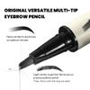2 Pack Microblading Eyebrow Pen and Brow Tint for Women with Angled Brush & Dip to Effortlessly Create Natural Hair Like Brows, Waterproof Fast Eye Brow Makeup Pencil, Last All Day (Charcoal Grey) view 3