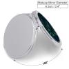 STVNKML Glow in The Dark Makeup Mirror, Portable Pocket Mirror with Magnification 1x/2x, Compact Mini Vanity Mirrors for Home, On-The-Go view 2