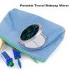 STVNKML Glow in The Dark Makeup Mirror, Portable Pocket Mirror with Magnification 1x/2x, Compact Mini Vanity Mirrors for Home, On-The-Go view 3