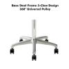 BXKCFYBSQ Saddle Stool with Wheels,Hydraulic Adjustable Rolling Stool,Swivel Ergonomic Chair,for Salon Spa Massage Tattoo and Office,Bearing Weight 440lbs(Black) view 3