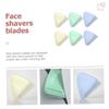 HOODANCOS 6Pcs Eyebrow Trimmer Portable Hair Removal Razors for Women Stainless Steel and Plastic Eyebrow Grooming Kit Pearl for Makeup and Travel view 4