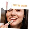 CALLARON Silicone Lip Brush Set of 4 Round Head Lipstick Applicator for Lip Balm and Concealer Portable and Dustproof Makeup Brushes for Women view 3