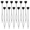 12Pcs Topsy Tail Hair Tool, Quick Beader for Braiding Beads on Braids Loop Threader and Braider for Women Hair Loop Styling Flip Tool for Bead Loading and Hairstyle Gift for FriendsBlack view 1