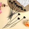 12Pcs Topsy Tail Hair Tool, Quick Beader for Braiding Beads on Braids Loop Threader and Braider for Women Hair Loop Styling Flip Tool for Bead Loading and Hairstyle Gift for FriendsBlack view 4
