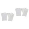 GALPADA 2pairs Women Foot Care Five Toe Gel Socks Toe Separating Socks for Comfort and Moisturizing view 1