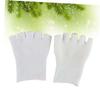 GALPADA 2pairs Women Foot Care Five Toe Gel Socks Toe Separating Socks for Comfort and Moisturizing view 3