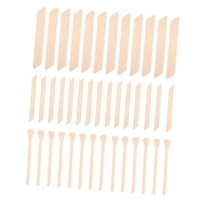 DEARMAMY 150pcs Irregular Wands for Women Body Hair Removal Applicators Lightweight and Smooth for Safe Use for Bikini Eyebrow and Underarm Waxing