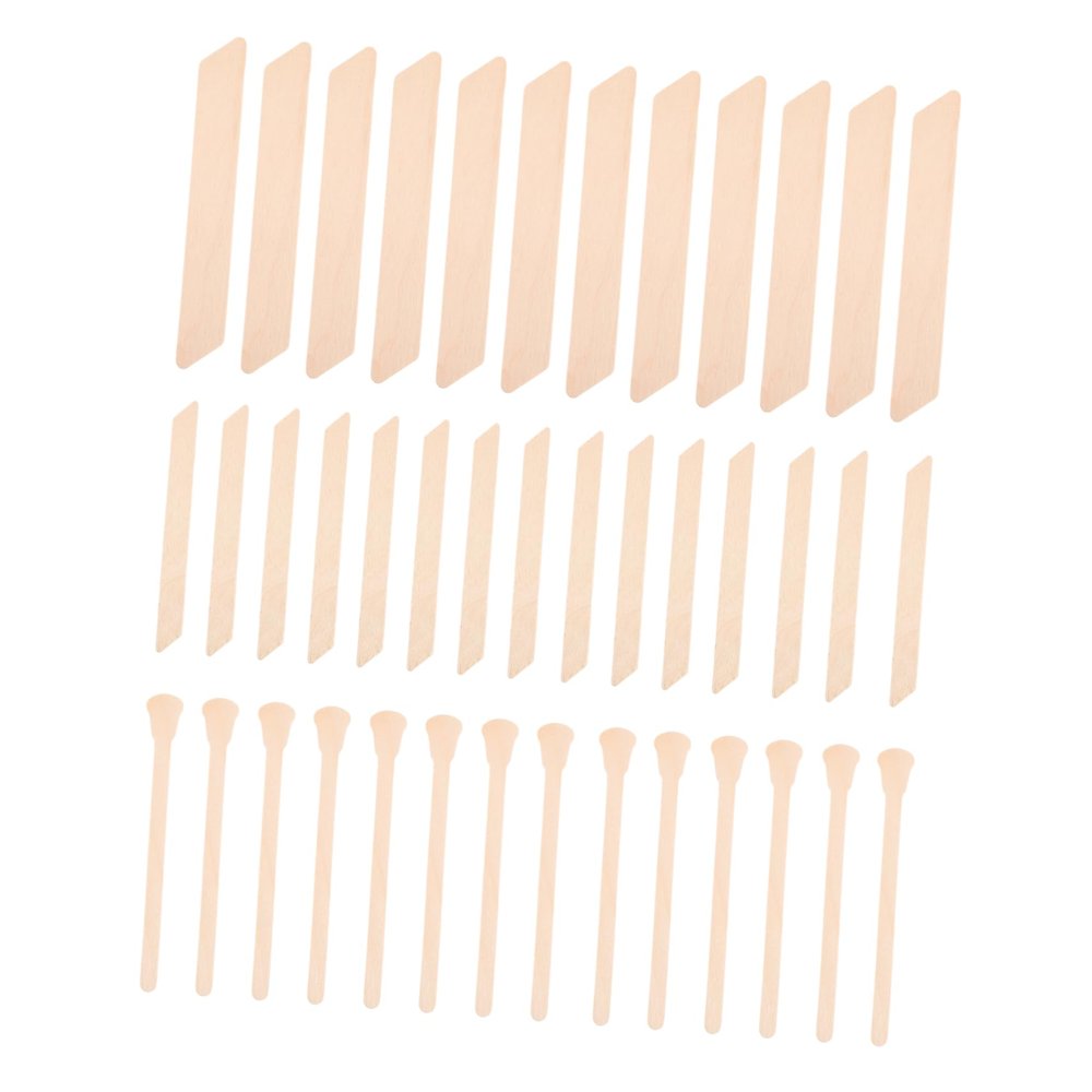DEARMAMY 150pcs Irregular Wands for Women Body Hair Removal Applicators Lightweight and Smooth for Safe Use for Bikini Eyebrow and Underarm Waxing
