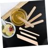 DEARMAMY 150pcs Irregular Wands for Women Body Hair Removal Applicators Lightweight and Smooth for Safe Use for Bikini Eyebrow and Underarm Waxing view 4