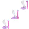 NIYANGLE 3sets Female Shaver Tool Shaping Templates for Precise Hair Removal Intimate Grooming Kit for Smooth Safe Trimming of Private Areas User-Friendly Skill Levels view 1