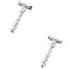 VALICLUD 2pcs Manual Double-sided Razor Holder for Shower Men Shaving Machine Razor Blades Adjustable Modern Design view 1