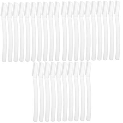 NIYANGLE 30pcs Portable Eyebrow Trimmer Safe Facial Hair for Women Men Lightweight Cover for Eyebrow Grooming Facial Hair Removal at