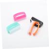 Baluue 4pcs Nail Cleaning Brush Fingernail Scrub Brush for Manicure Nail Art Clean up Easy to Use Random Color view 4