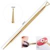 FOMIYES 4pcs Nail Art Pusher Kit Professional Nail Tools Cuticle Peeler Dotting Pen for Manicure Pedicure view 2