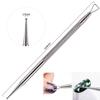 FOMIYES 4pcs Nail Art Pusher Kit Professional Nail Tools Cuticle Peeler Dotting Pen for Manicure Pedicure view 4